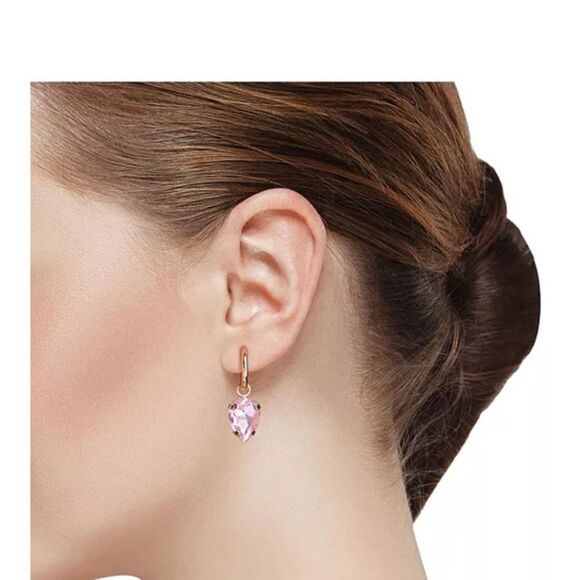 🎁Unwritten Multicolor Interchangeable Glass Gemstone Earrings Set - Picture 6 of 8